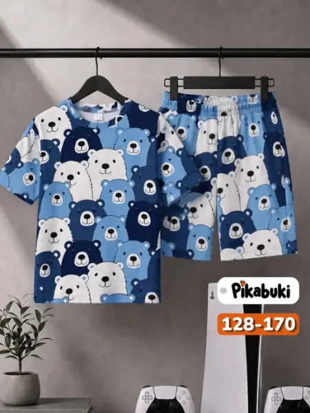 PIKABUKI Пижама с шортами и футболкой