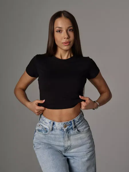 PIVOVAROFF WEAR Летний женский кроп топ футболка