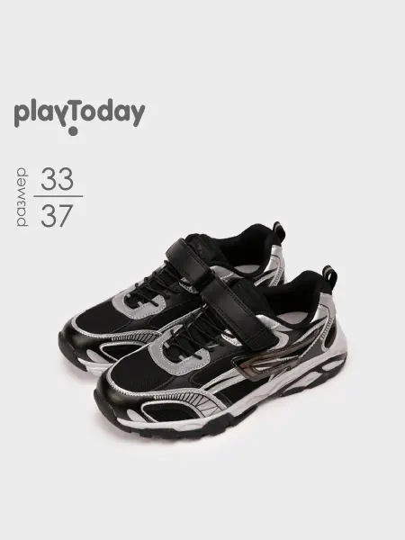 PlayToday Кроссовки демисезонные на липучках спортивные для подростка
