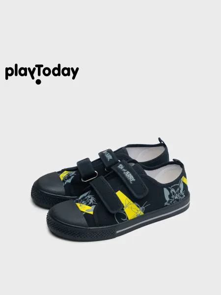 PlayToday Текстильные кеды легкие на липучках для подростка