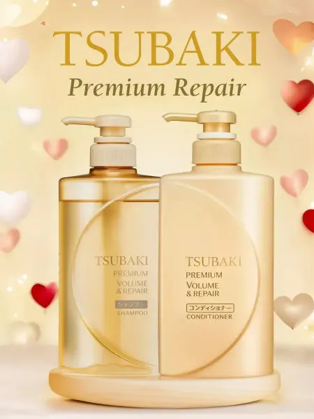 TSUBAKI Premium Volume Repair Шампунь и кондиционер SHISEIDO