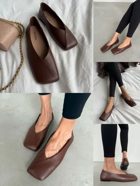 Roksi shoes Балетки с квадратным носом