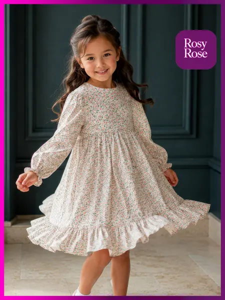 RosyRose Платье в садик нарядное повседневное хлопок