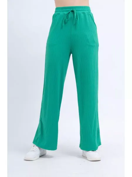 RubiJeans Брюки женские летние в рубчик