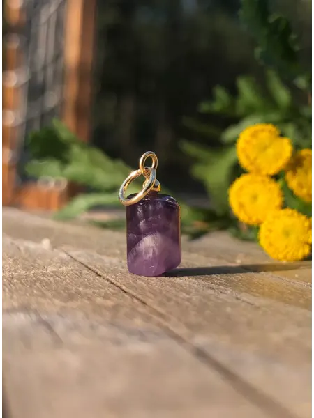 Saimon_Znaet Кулон с натуральным аметистом