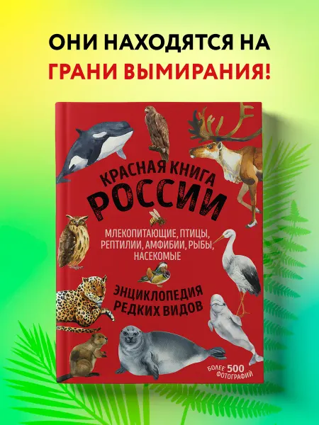 Эксмо Красная книга России. Млекопитающие, птицы, рептилии