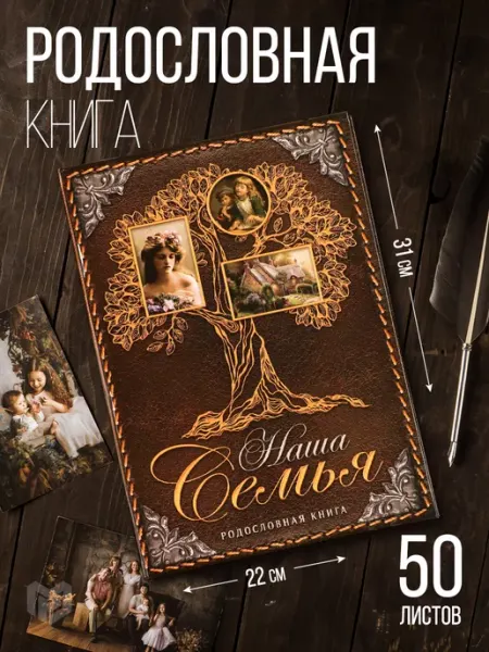 Семейные традиции Родословная книга семьи,подарочная