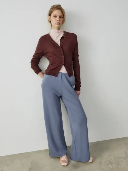 SELA Трикотажные брюки из смесовой вискозы из линейки Young
