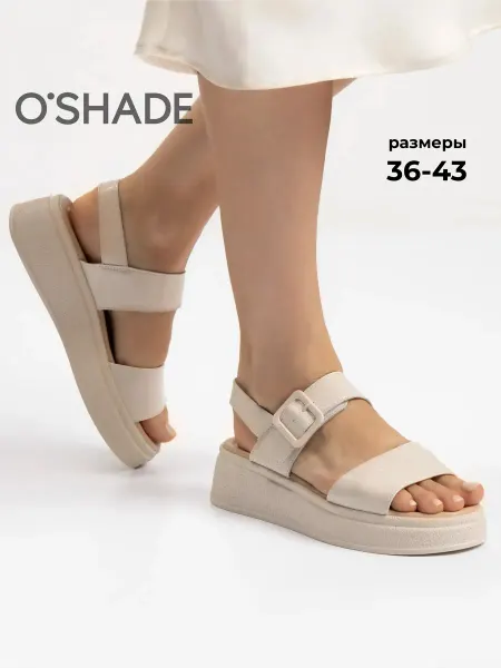 O`SHADE Босоножки женские летние кожаные