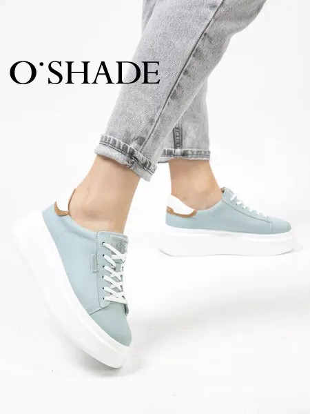 O`SHADE Кеды кожаные на высокой подошве