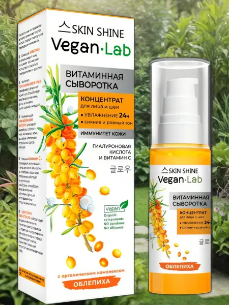 SKIN SHINE Витаминная сыворотка-концентрат для лица и шеи 50 мл
