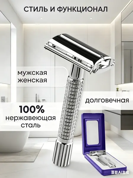 SKINWISE Т образная бритва мужская станок безопасный