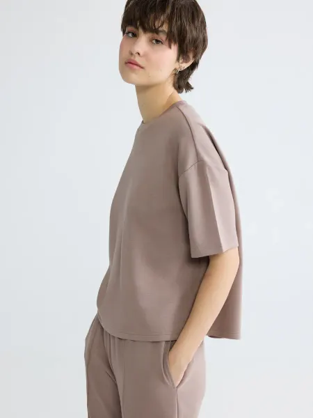 LC Waikiki Женская футболка Soft Touch с круглым вырезом