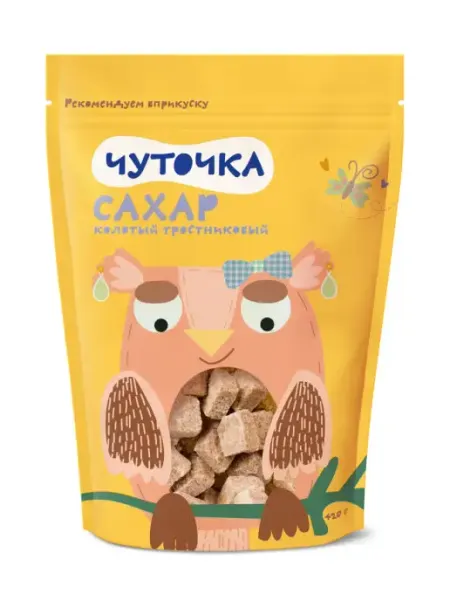 Чуточка Сахар нерафинированный тростниковый кусковой колотый