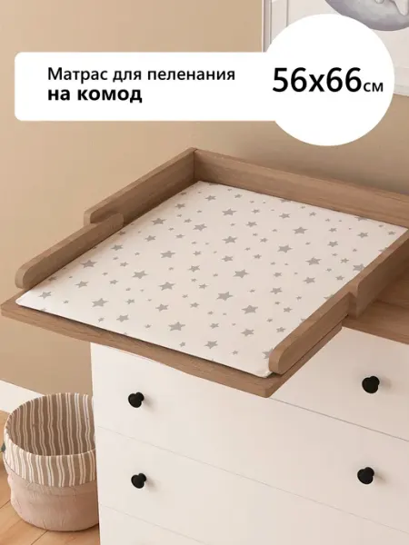Мануфактура Сна Непромокаемый пеленальный матрас для новорожденного на комод