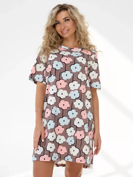 YULAN Style Туника платье больших размеров домашняя