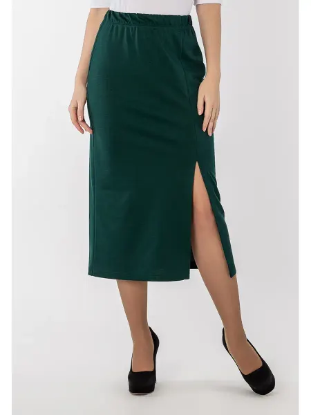 S&A style Юбка женская удлиненная карандаш для полных однотонная
