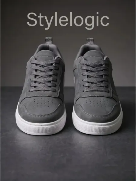 Stylelogic Кеды летние замшевые на белой подошве
