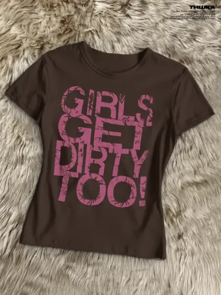 Tishka Винтажная футболка скинни с принтом swag