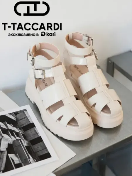 T.TACCARDI Босоножки летние на платформе с закрытым носом