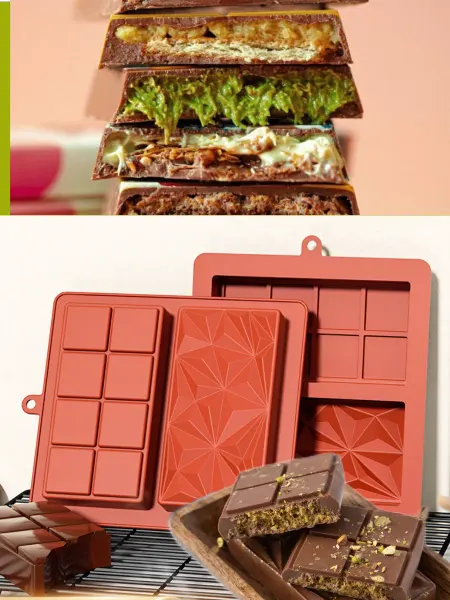 Tortodel.shop Форма для дубайского шоколада плитка