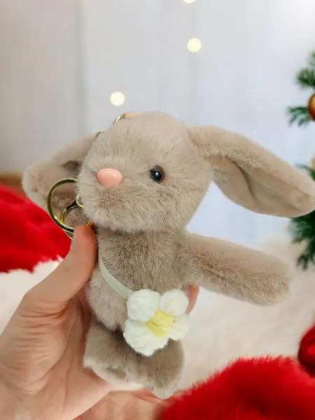ТЕПЛЮШКА TOYS Брелок зайка мягкая игрушка