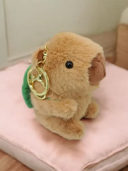 ТЕПЛЮШКА TOYS Брелок мягкая игрушка капибара черепашка