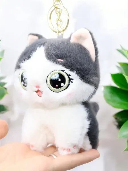 ТЕПЛЮШКА TOYS Брелок мягкая игрушка котик