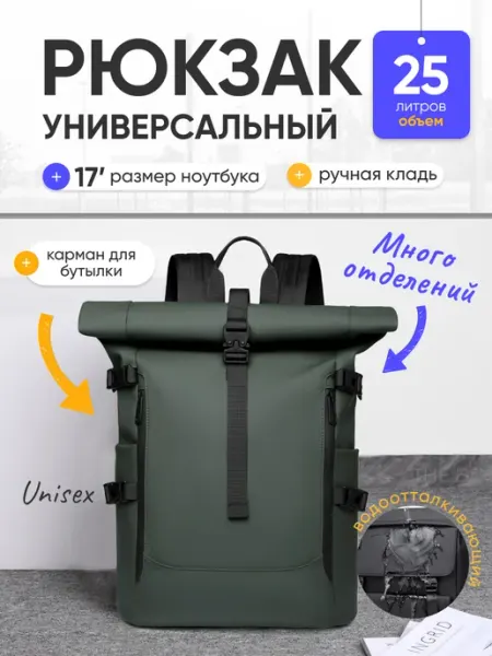VINKCY Городской рюкзак повседневный универсальный