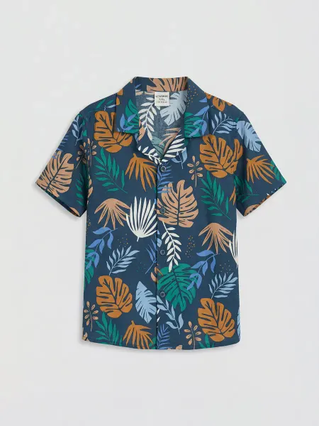LC Waikiki Узорчатая рубашка для мальчиков