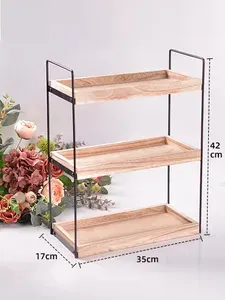Полка настольная кухонная в стиле лофт, стеллаж настольный, этажерка для кухни