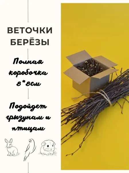 ЭКОвЖИЗНЬ Веточки для попугаев и грызунов