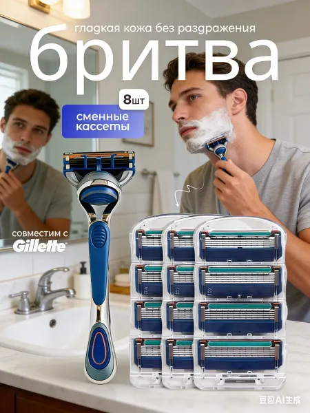 Xiaomi Станок для бритья мужской Бритва многоразовая одноразовая