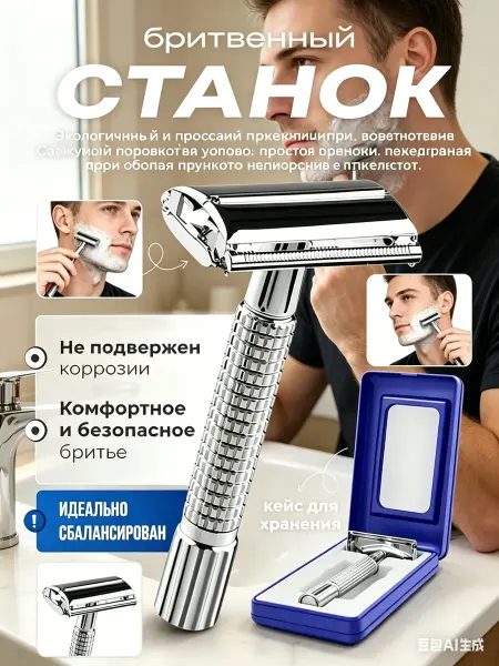Xiaomi Т образная бритва для мужчин с регулировкой