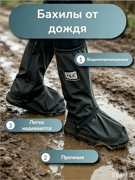 Xiaomi Дождевики для обуви чехол защита от грязи