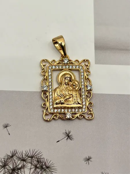 Xuping Подвеска иконка православная ювелирная бижутерия