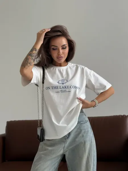 Zi-Bella Футболка y2k оверсайз