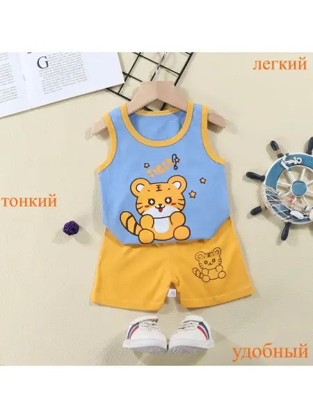 Yishimei детский костюм, майка с шортам