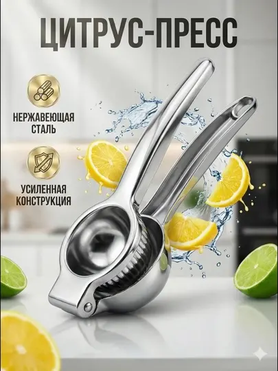 Ручная соковыжималка для цитрусовых пресс для лимона металлическая соковыжималка