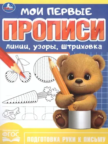 Мои первые прописи. Линии, узоры, штриховка. ФГОС