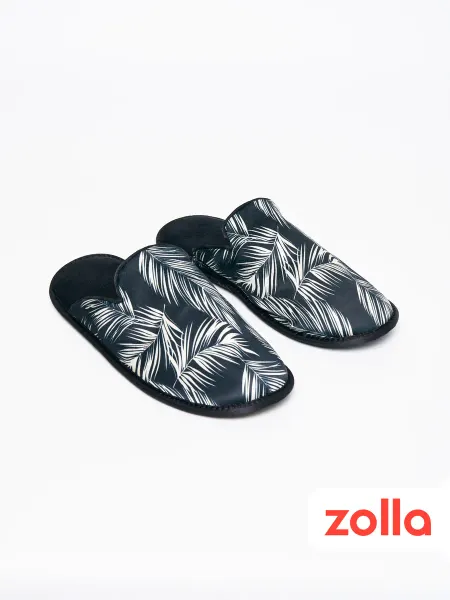Zolla Женские домашние тапочки с принтом
