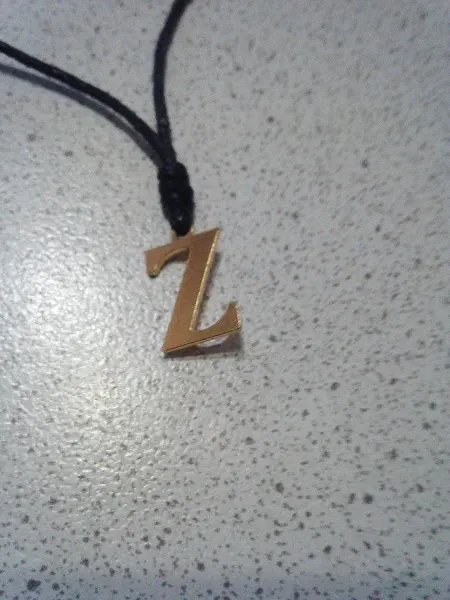 Z знак Кулон Символ Z Zorro Амулет