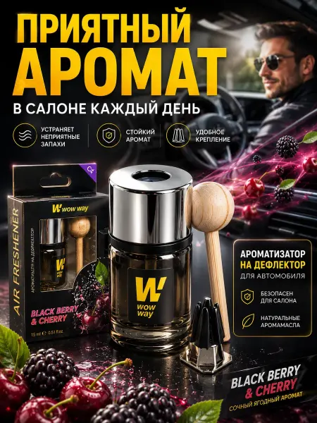 МИИРАА3189 Ароматизатор в машину на дефлектор автопарфюм