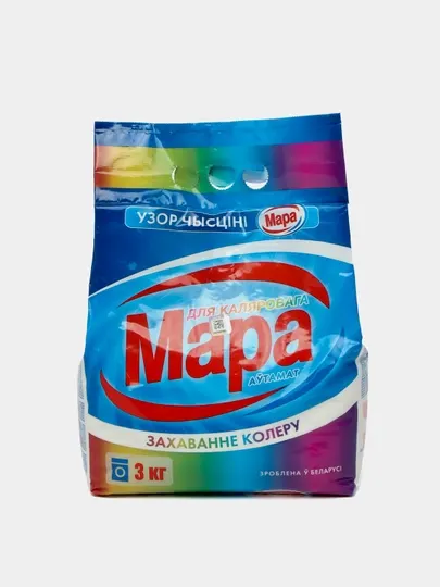 Стиральный порошок для цветного белья Сонца Мара узор чистоты, 3 кг