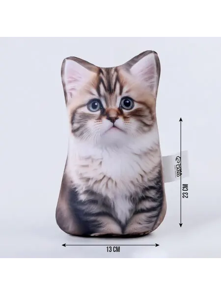 Мягкая антистресс игрушка сибирский кот