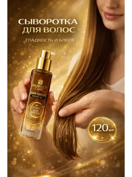 МСС Сыворотка для волос с аргановым маслом и витамином Е