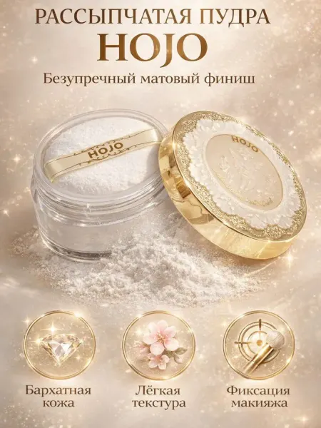 Ашджи пудра для лица матирующая рассыпчатая