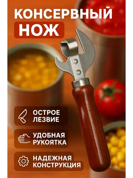 РатиКарС Универсальная открывашка для банок консервный нож