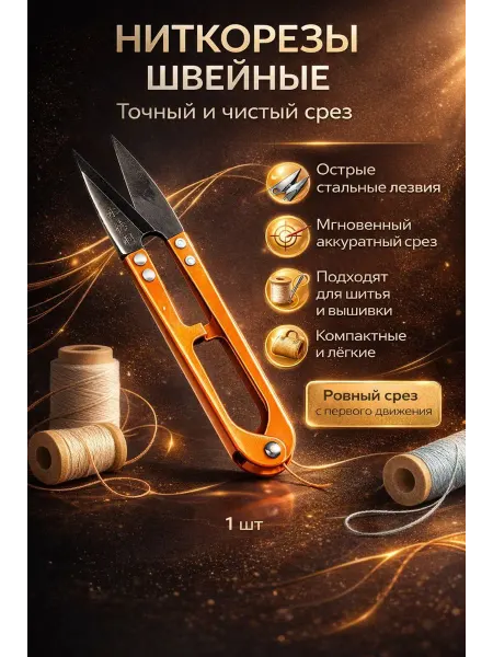 СМС Щипчики швейные, ножницы для шитья, острые