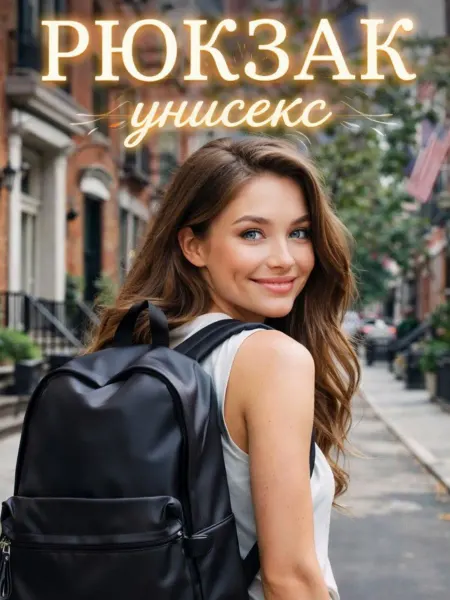 Рюкзак школьный / Рюкзак спортивный Для похода работы учебы однотонный черный рюкзак